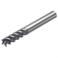 RA216.24-1650AAK12P 1620 6.35mm 4 FL Solid Carbide End Mill - Corner Radius w/Cylindrical Shank - Exact Tooling