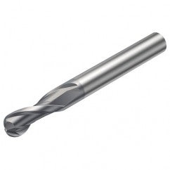 RA216.42-1230-AK06G 1610 4.7498mm 2 FL Solid Carbide Ball Nose End Mill w/Cylindrical Shank - Exact Tooling