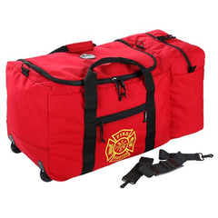 GB5005W Red Wheeled Fire&Rescue Gear Bag - Exact Tooling