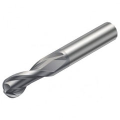 1B232-0953-XA 1620 9.525mm 2 FL Ballnose w/Cylindrical Shank - Exact Tooling