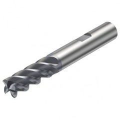 1P341-0800-XB 1630 8mm FL Straight Center Cut w/Weldon Shank - Exact Tooling
