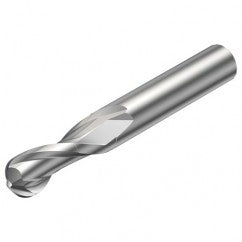 2B330-0500-NC H10F 5mm FL Ballnose w/Cylindrical with Neck Shank - Exact Tooling