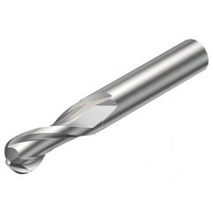 2B330-1000-NC H10F 10mm FL Ballnose w/Cylindrical with Neck Shank - Exact Tooling