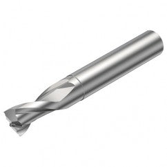 2P121-1400-NC H10F 14mm FL Straight Center Cut w/Cylindrical with Neck Shank - Exact Tooling