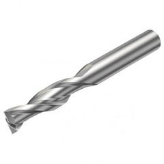 2P160-0300-NA H10F 3mm FL Straight Center Cut w/Cylindrical Shank - Exact Tooling