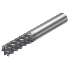R215.36-06050-AC13H 1610 6mm 6 FL Solid Carbide End Mill - Corner Radius w/Cylindrical Shank - Exact Tooling