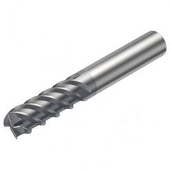 R215.H4-12050DAC04H 1610 12mm 4 FL Solid Carbide high feed End Mill w/Cylindrical Shank - Exact Tooling