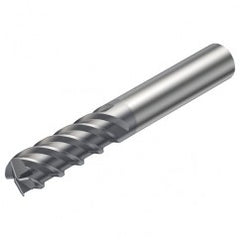 R215.H4-04050BAC02P 1620 4mm 4 FL Solid Carbide high feed End Mill w/Cylindrical Shank - Exact Tooling