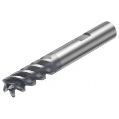 R216.24-08050EBC19P 1630 8mm 4 FL Solid Carbide End Mill - Corner Radius w/Weldon Shank - Exact Tooling