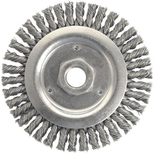 4 1/2″ x M14 × 2.0″-0.020″ Wire Size - Roughneck Stringer Bead Weld Cleaning Brush - Exact Tooling