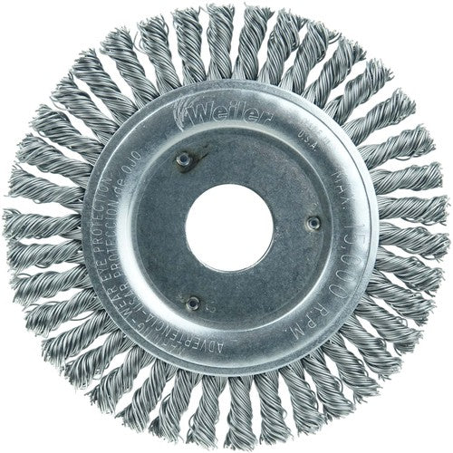 4 1/2″ × 7/8″-0.020″ Wire Size - Roughneck Stringer Bead Weld Cleaning Brush - Exact Tooling