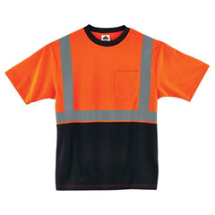 8289BK L Org/Black Front T-Shirt Type R Class 2 - Exact Tooling