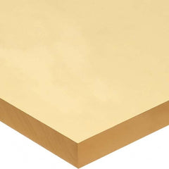 USA Sealing - 12" x 12" x 1/2" Amber Polyurethane Sheet - Exact Tooling