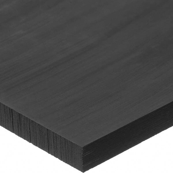 USA Sealing - 4' x 2-1/2" x 3/32" Black Acetal Rectangular Bar - Exact Tooling
