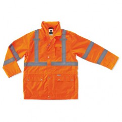 8365 3XL ORANGE RAIN JACKET - Exact Tooling