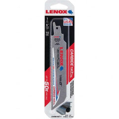 Lenox - Reciprocating Saw Blades Blade Material: Carbide Blade Length (Inch): 6 - Exact Tooling
