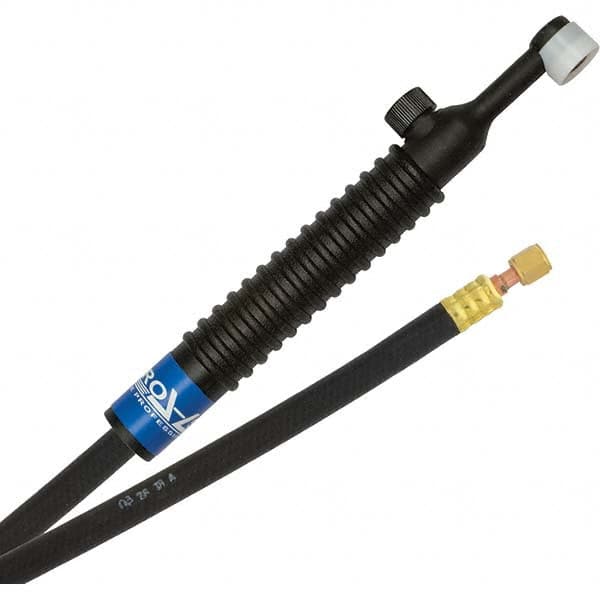 PRO-SOURCE - 80 Amp 12-1/2' Rubber Outfit 24VN Air Cooled TIG Welding Torch Kit - Exact Tooling