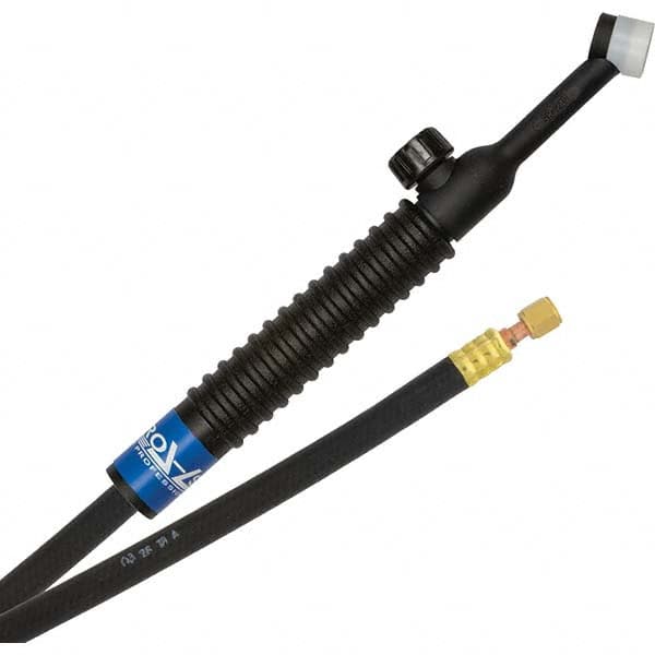 PRO-SOURCE - 80 Amp 12-1/2' Rubber Outfit 24V Air Cooled TIG Welding Torch Kit - Exact Tooling