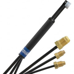 PRO-SOURCE - 180 Amp 12-1/2' Rubber Outfit 24WN Water Cooled TIG Welding Torch Kit - Exact Tooling