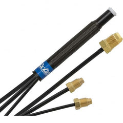 PRO-SOURCE - 250 Amp 12-1/2' Rubber Outfit 20P Water Cooled TIG Welding Torch Kit - Exact Tooling