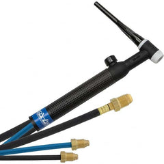 PRO-SOURCE - 350 Amp 25' Rubber Outfit 18V Water Cooled TIG Welding Torch Kit - Exact Tooling