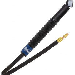 PRO-SOURCE - 80 Amp 12-1/2' Rubber Outfit 24FMT Air Cooled TIG Welding Torch Kit - Exact Tooling