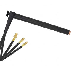 PRO-SOURCE - 500 Amp 3' Rubber Outfit 27B Water Cooled TIG Welding Torch Kit - Exact Tooling