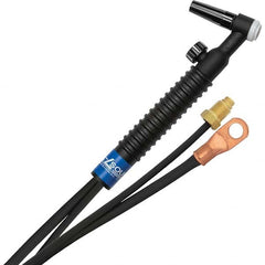 PRO-SOURCE - 125 Amp 12-1/2' Rubber Outfit 9V Air Cooled TIG Welding Torch Kit - Exact Tooling