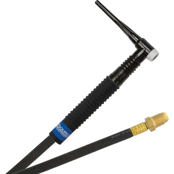 PRO-SOURCE - 200 Amp 25' Rubber Outfit 26FMT Air Cooled TIG Welding Torch Kit - Exact Tooling