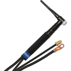 PRO-SOURCE - 200 Amp 12-1/2' Rubber Outfit 26FMT Air Cooled TIG Welding Torch Kit - Exact Tooling