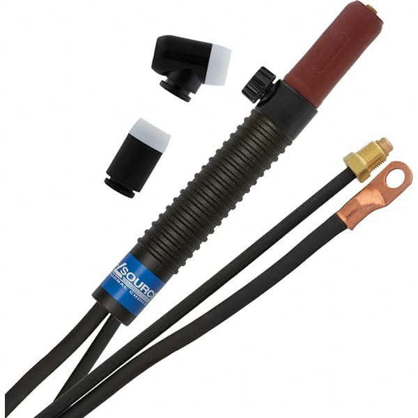 PRO-SOURCE - 200 Amp 25' Rubber Outfit 200M Air Cooled TIG Welding Torch Kit - Exact Tooling