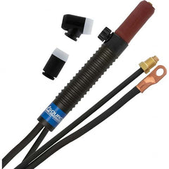 PRO-SOURCE - 200 Amp 12-1/2' Rubber Outfit 200M Air Cooled TIG Welding Torch Kit - Exact Tooling