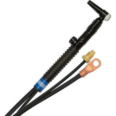 PRO-SOURCE - 125 Amp 12-1/2' Rubber Outfit 9FVMT Air Cooled TIG Welding Torch Kit - Exact Tooling