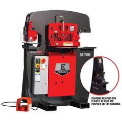 Edwards Manufacturing - Ironworkers Throat Depth (Inch): 7-1/2 Punching Pressure (Ton): 55 - Exact Tooling