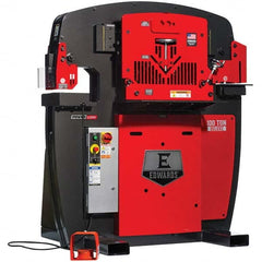 Edwards Manufacturing - Ironworkers Throat Depth (Inch): 11 Punching Pressure (Ton): 100 - Exact Tooling