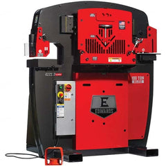 Edwards Manufacturing - Ironworkers Throat Depth (Inch): 11 Punching Pressure (Ton): 100 - Exact Tooling