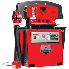 Edwards Manufacturing - Ironworkers Throat Depth (Inch): 11-3/4 Punching Pressure (Ton): 110 - Exact Tooling