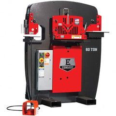 Edwards Manufacturing - Ironworkers Throat Depth (Inch): 8-7/8 Punching Pressure (Ton): 60 - Exact Tooling