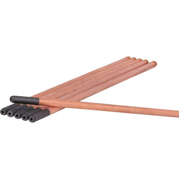 PRO-SOURCE - Arc Welding Rods & Electrodes Type: DC Copperclad Pointed Electrodes Diameter: 1/4 (Inch) - Exact Tooling