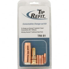 PRO-SOURCE - 0.035" to 4/89" Wire OD, MIG Welder Diffuser Kit - Exact Tooling