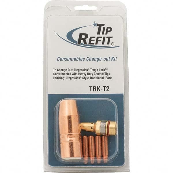 PRO-SOURCE - 0.035" to 4/89" Wire OD, MIG Welder Diffuser Kit - Exact Tooling