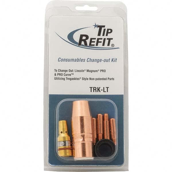 PRO-SOURCE - 0.035" to 4/89" Wire OD, MIG Welder Diffuser Kit - Exact Tooling