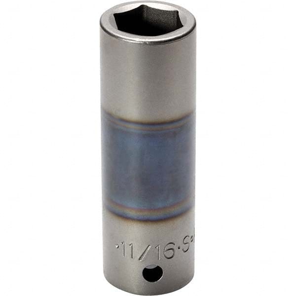 SK - Impact Sockets Drive Size (Inch): 1/2 Size (Inch): 11/16 - Exact Tooling