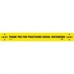 NMC - "Thank You for Practicting Social Distancing" Adhesive-Backed Floor Sign - Exact Tooling
