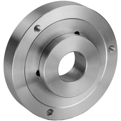 Lathe Chuck Adapter Back Plates; Nominal Chuck Size: 6 in; Mount Type:  Threaded Mount: 1-1/2 - 8; Spindle Nose Type: Threaded; Chuck Compatibility: 1-101-0600,1-103-0600,1-151-0600,1-153-0600,; Through-hole Diameter: 1.5 in; Chuck Diameter Compatibility: