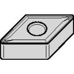 DNMG 432 Double-sided|G TN15U, 1/32″ Corner Radius, 3/16″ Thick, 1/2″ Inscribed Circle, Uncoated, Turning Indexable Insert - Exact Tooling