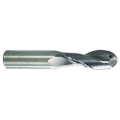 1/8 TuffCut AL 2 Fl Ctr Cut Ball Al End Mill - Exact Tooling