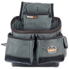 5522 GRAY 16-POCKET TOOL POUCH-SYNTH - Exact Tooling