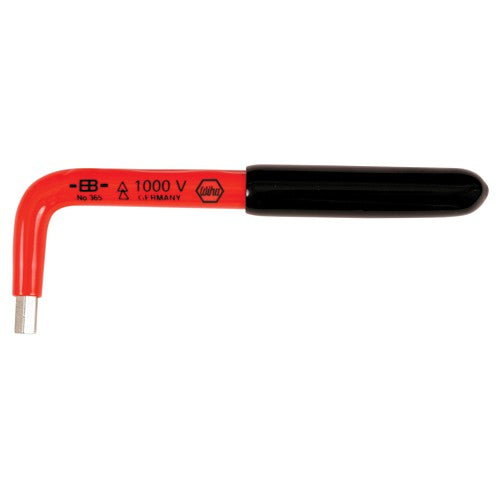 Insulated Inch Hex L-Key. 7/32″ × 5.3″. Blade Chrome-vanadium steel, hardened. 1000Volt Rated. - Exact Tooling
