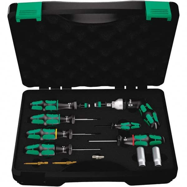 Wera - Torque Limiting Screwdrivers Type: Adjustable Torque Kit Minimum Torque (Nm): 0.25 - Exact Tooling